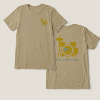 Pep Talk Records Schlagzeugkit Tri-Blend Shirt
