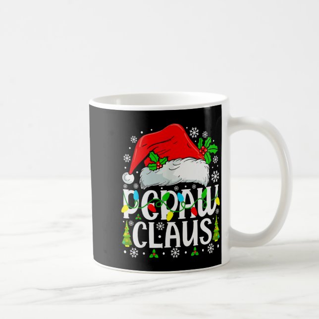 Pepaw Claus Funny Christmas Family Matching  Kaffeetasse (Rechts)