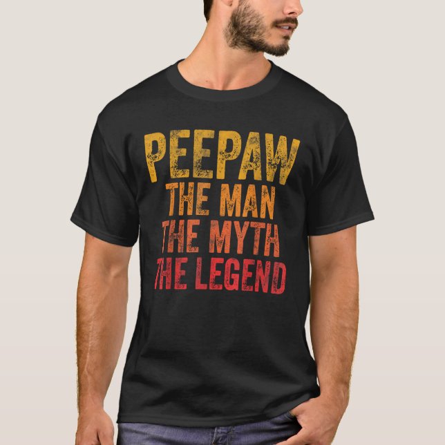 Pepaw der Mann der Mythos der Legende Shirt lustig (Vorderseite)