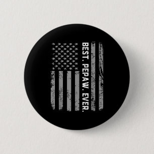 Pepaw Ever Vintage Amerikanische Flagge T-Shirt Fr Button