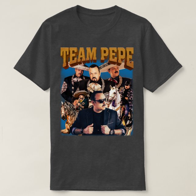 Pepe Aguilar Team Pepe Retro Style T-Shirt (Design vorne)