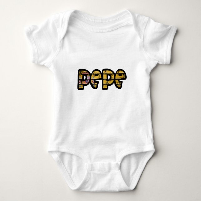 PEPE BABY STRAMPLER (Vorderseite)