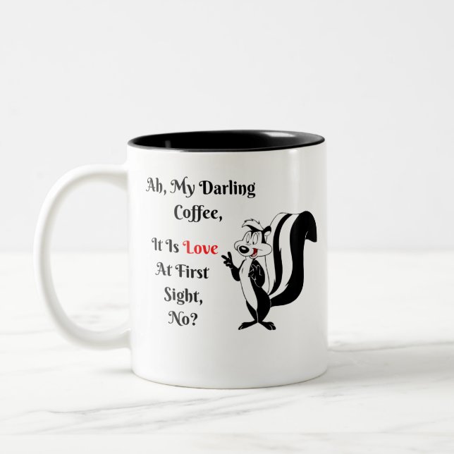 Pepe Le Pew Nostalgic Coffee Mug Zweifarbige Tasse (Links)