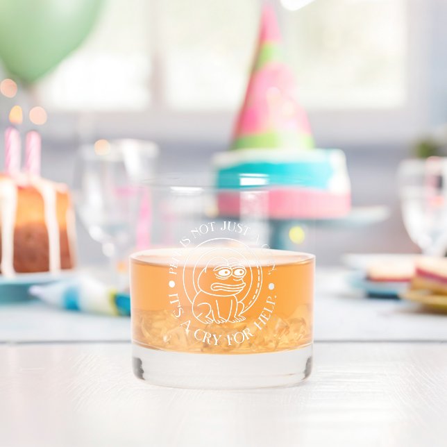 Pepecoin Degen Whiskey Glass Whiskyglas (Insitu (Geburtstag))