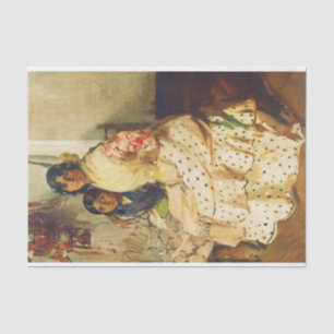 Pepilla und ihre Tochter Joaquín Sorolla Seidenpapier