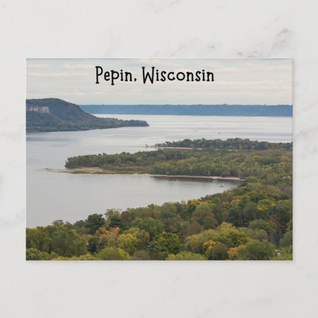 Pepin Wisconsin Postcard Postkarte (Vorderseite)