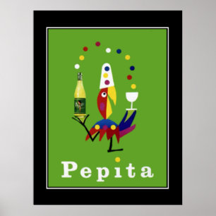 Pepita Drink Vintage Poster