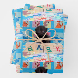Pepper - Baby Kitten - Packpapierblätter Geschenkpapier Set