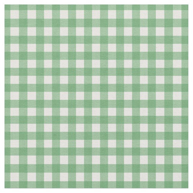 Pepper Green überprüft Gingham auf Zuhause Canning Stoff (Nahaufnahme)