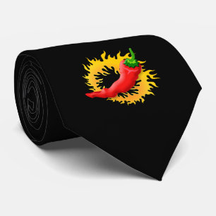 Pepper mit Flamme Krawatte