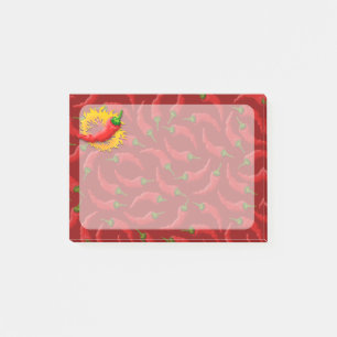 Pepper mit Flamme Post-it Klebezettel