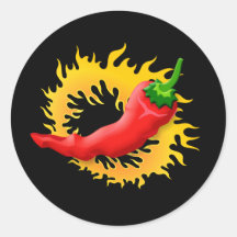 Pepper mit Flamme