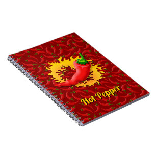 Pepper mit FlammschutzNotebook Notizblock