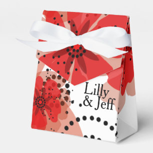 Pepper Poppies Schwarz Geschenkschachtel