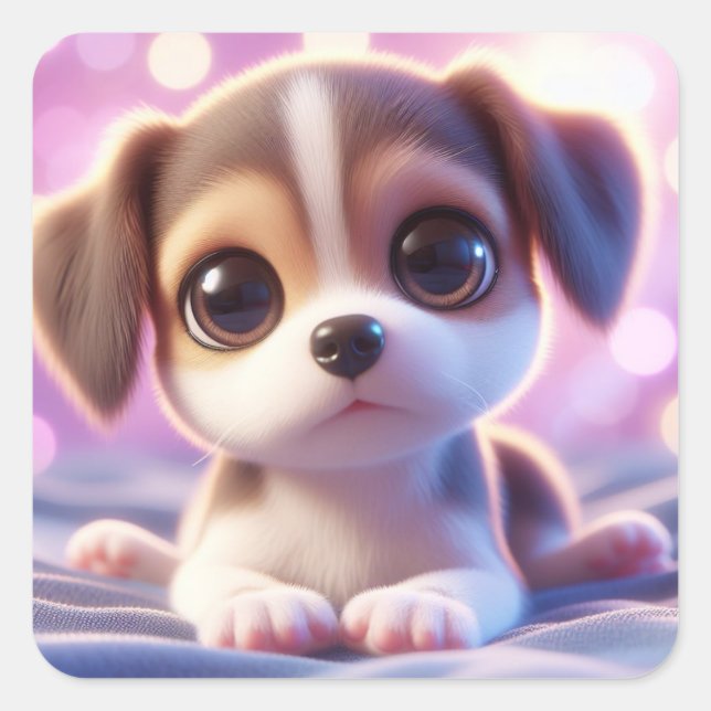 ‚Pepper‘ Quadratischer Aufkleber (Vorderseite)