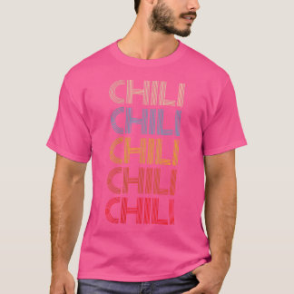 Pepper Retro Vintager Chili mit scharfer Spitze T-Shirt