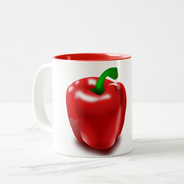 Pepper-Tasse Zweifarbige Tasse (Vorderseite Links)