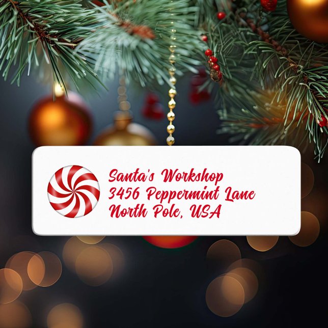 Peppermint Candy (Add some peppermint candy to your cards, invitations and packages.)