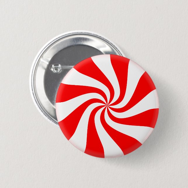 Peppermint Candy Button (Vorne & Hinten)