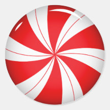 Peppermint Candy | Candy Cane Weihnachtskleber