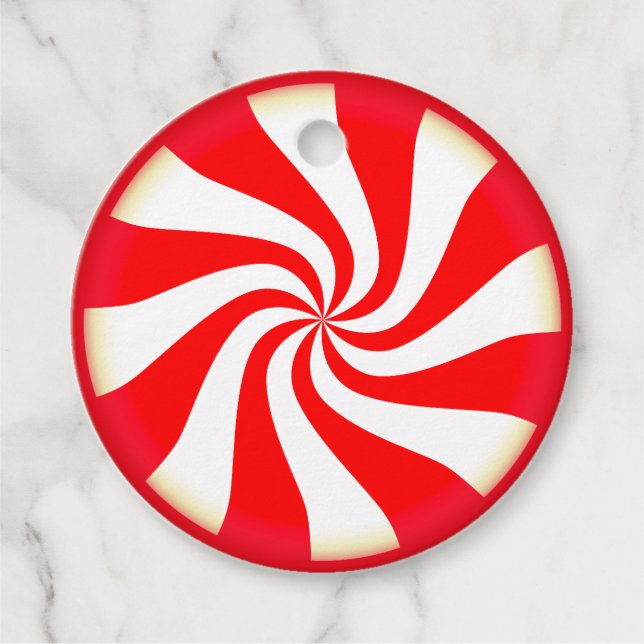 Peppermint Candy Geschenkanhänger (Vorderseite)