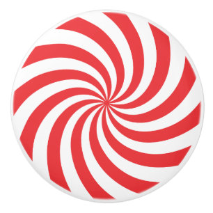 Peppermint Candy Keramikknauf