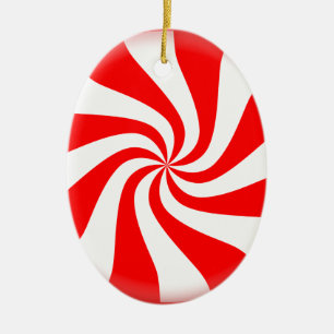 Peppermint Candy Keramikornament