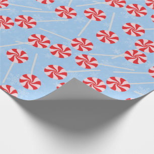 Peppermint Candy Mints Weihnachten Geschenkpapier