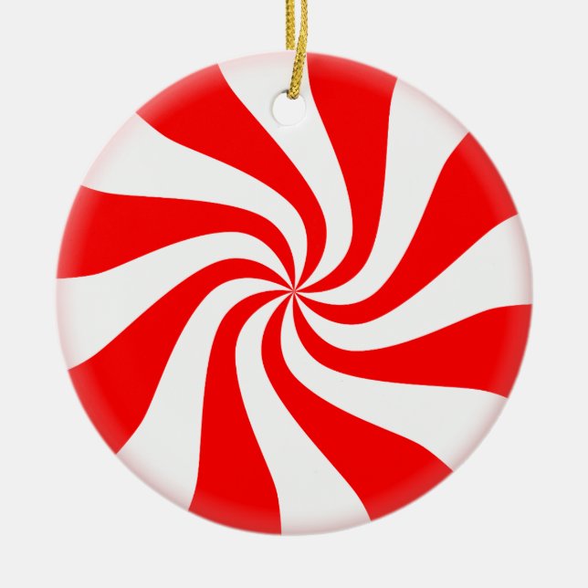 Peppermint Candy Ornament (Vorne)