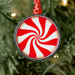 Peppermint Candy Ornament Aus Metall