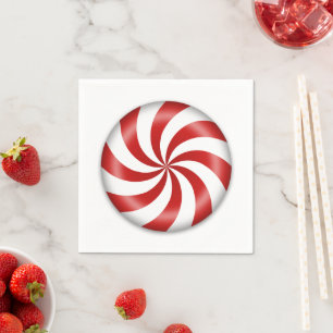Peppermint Candy Paper Napkin Serviette