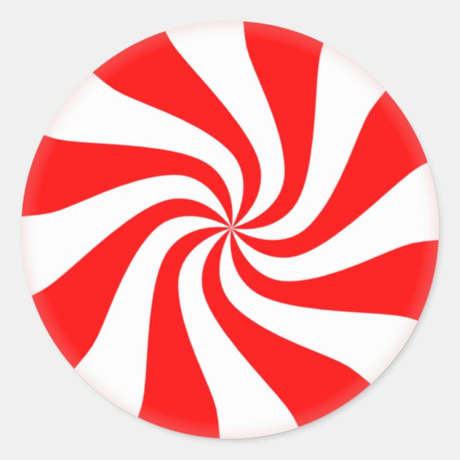 Peppermint Candy Stickers (Vorderseite)