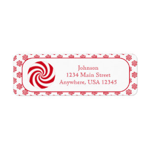 Peppermint Candy Swirl Weihnachtsfeiertag