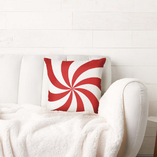 Peppermint Candy Throw Kissen