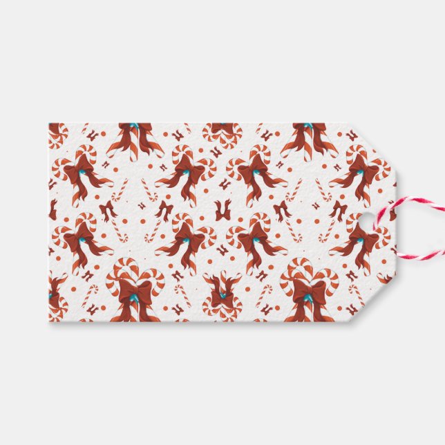 Peppermint Charm Geschenkanhänger (Vorderseite (Horizontal))