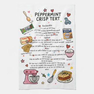 Peppermint Crisp Tert Geschirr Handtuch