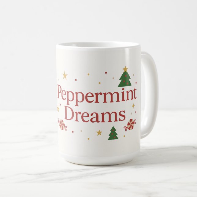 Peppermint Dreams | Sweet, Minty, and Full of Joy  Kaffeetasse (VorderseiteRechts)