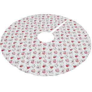 Peppermint-Gewürzbaumrock Polyester Weihnachtsbaumdecke