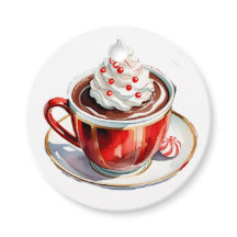 Peppermint Hot Chocolate Weihnachtsgeschenk-Tag