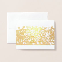 Peppermint latte Stil Weihnachten Postcard Magnet