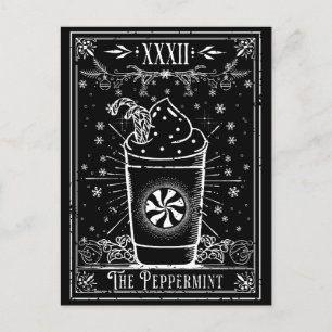 Peppermint Latte-Tarot-Karte Postkarte