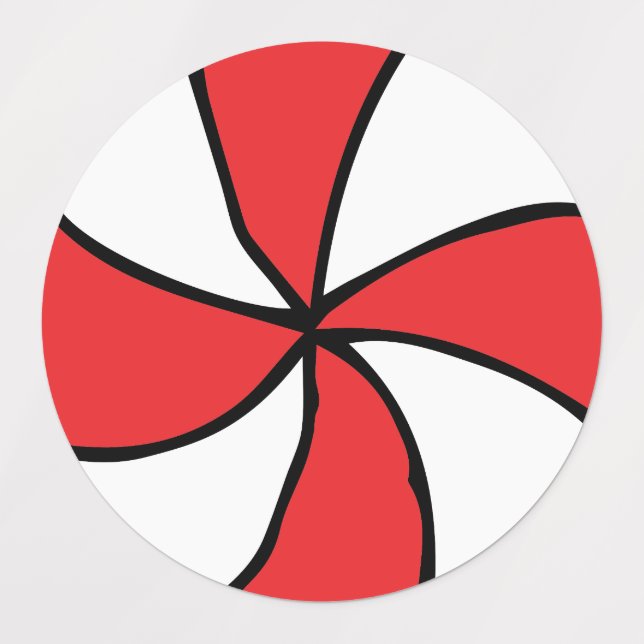 Peppermint Niedlich Candy Clipart Peppermint Clipa Etiketten (Design 2)