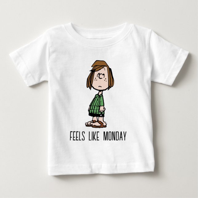 Peppermint Patty Rolling Eyes Baby T-shirt (Vorderseite)