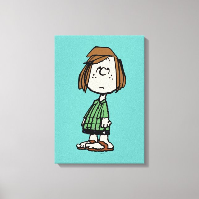 Peppermint Patty Rolling Eyes Leinwanddruck (Vorderseite)