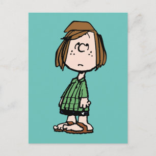 Peppermint Patty Rolling Eyes Postkarte