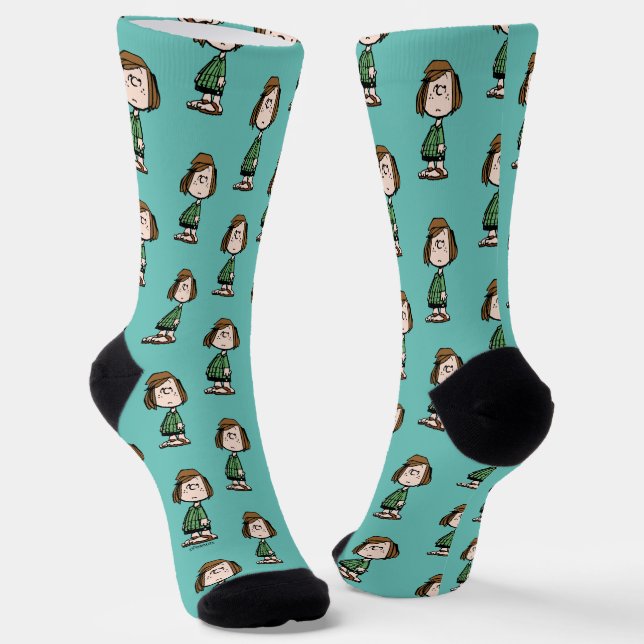 Peppermint Patty Rolling Eyes Socken (Gewinkelt)