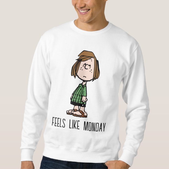 Peppermint Patty Rolling Eyes Sweatshirt (Vorderseite)