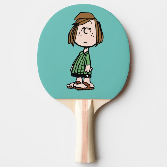 Peppermint Patty Rolling Eyes Tischtennis Schläger (Vorderseite)