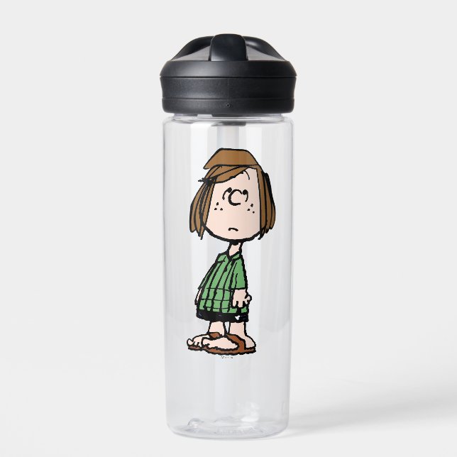 Peppermint Patty Rolling Eyes Trinkflasche (Vorderseite)