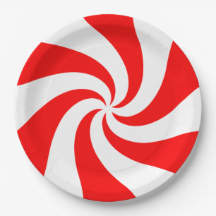 Peppermint Plate Pappteller